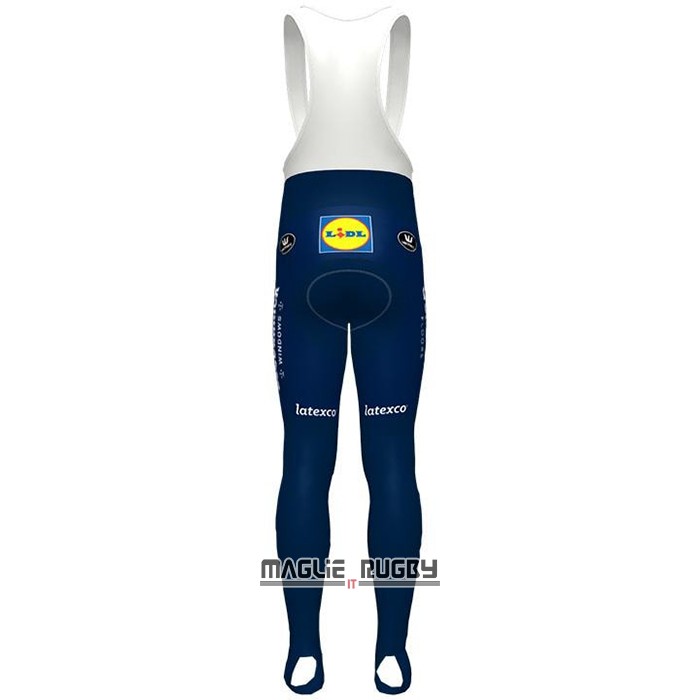 Maglia Deceuninck Quick Step Manica Lunga 2021 Blu